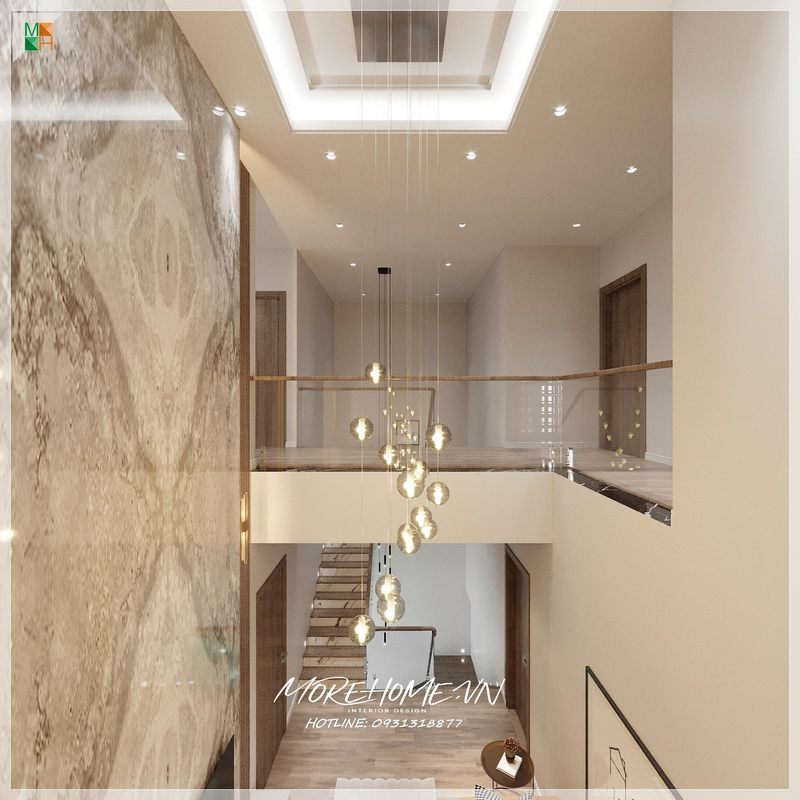 Tuyển chọn 13 cầu thang kính tay vịn gỗ phong cách hiện đại, thời thượng